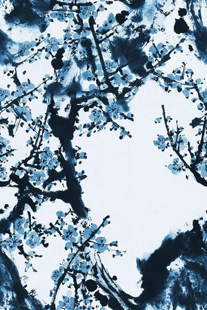 梅花印花华亿平台图片