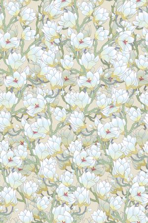 绿植树叶印花华亿平台图片