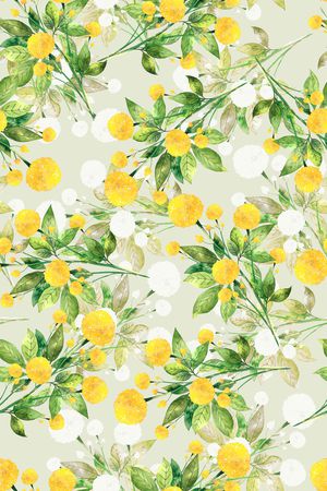 绿植树叶印花华亿平台图片