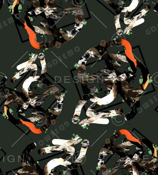 涂鸦印花华亿平台图片