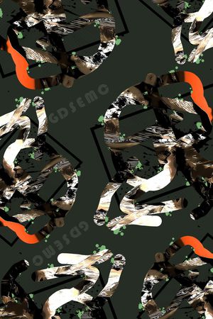 涂鸦印花华亿平台图片