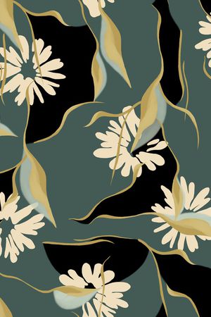 连衣裙印花华亿平台图片