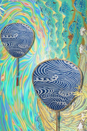 渐变印花华亿平台图片