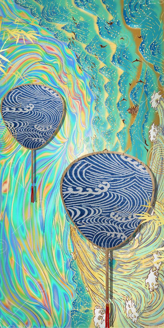 渐变印花华亿平台图片