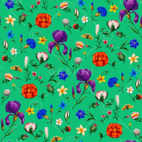 小碎花印花华亿平台图片