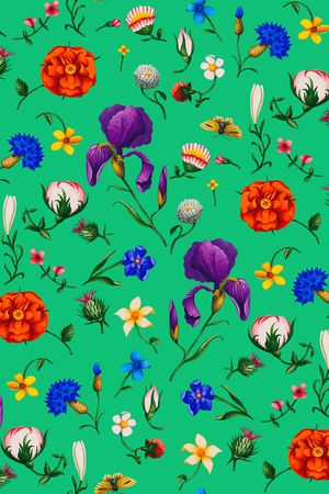 小碎花印花华亿平台图片