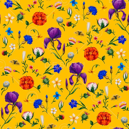 小碎花印花华亿平台图片