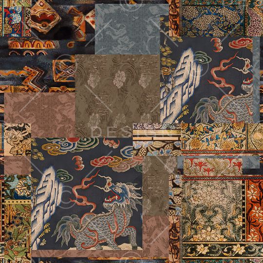 民族风印花华亿平台图片