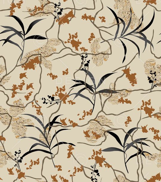 连衣裙印花华亿平台图片