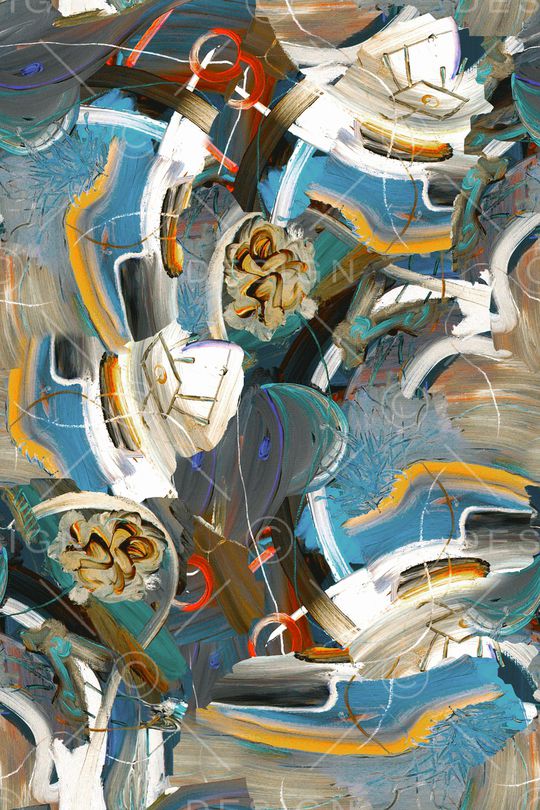 抽象印花华亿平台图片