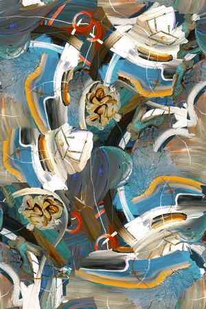 抽象印花华亿平台图片