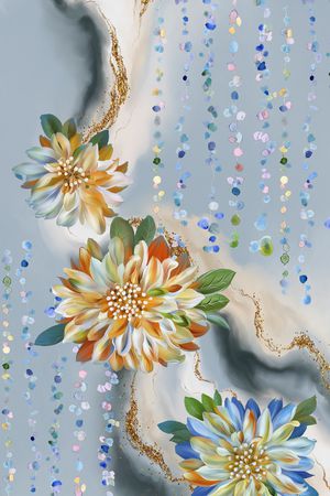 定位花印花华亿平台图片