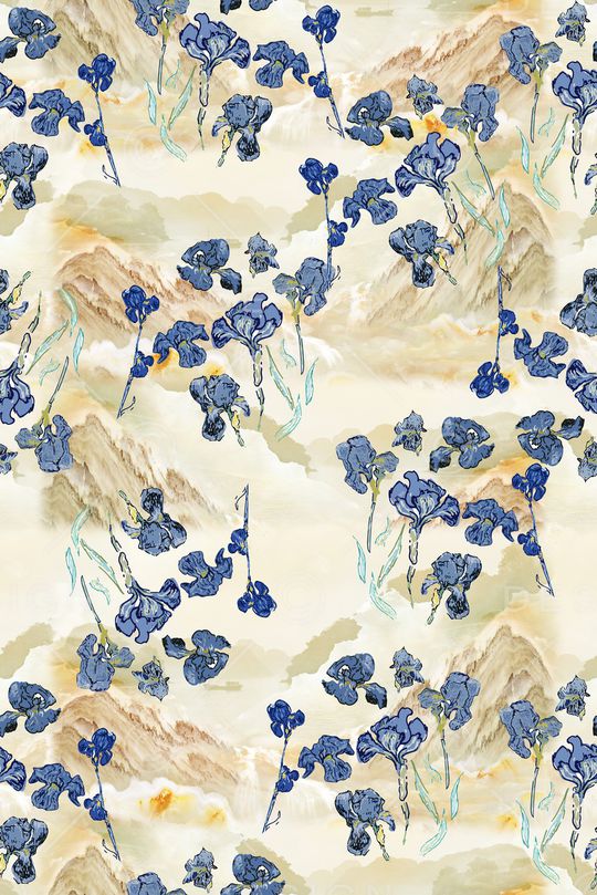 定位花印花华亿平台图片