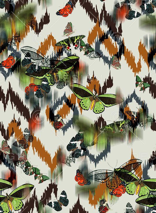 连衣裙印花华亿平台图片