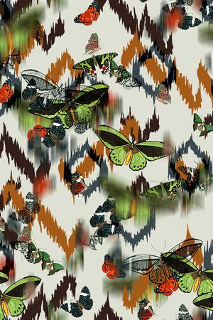 连衣裙印花华亿平台图片