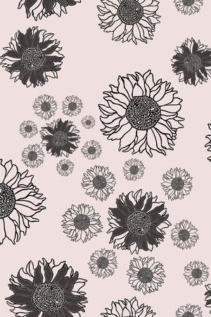 向日葵印花华亿平台图片