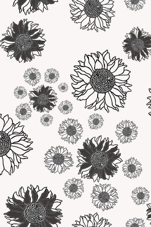 向日葵印花华亿平台图片