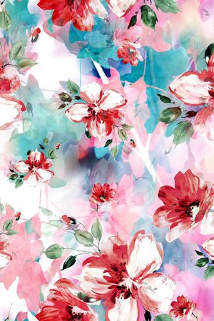 连衣裙印花华亿平台图片