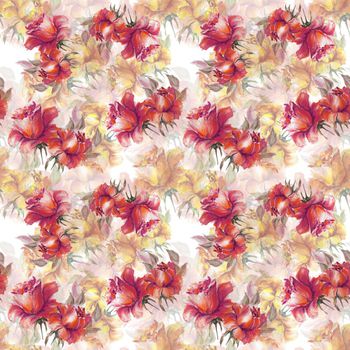 绿植树叶印花华亿平台图片