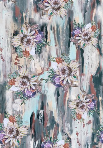 绿植树叶印花华亿平台图片