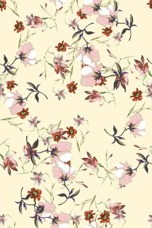 兰花印花华亿平台图片