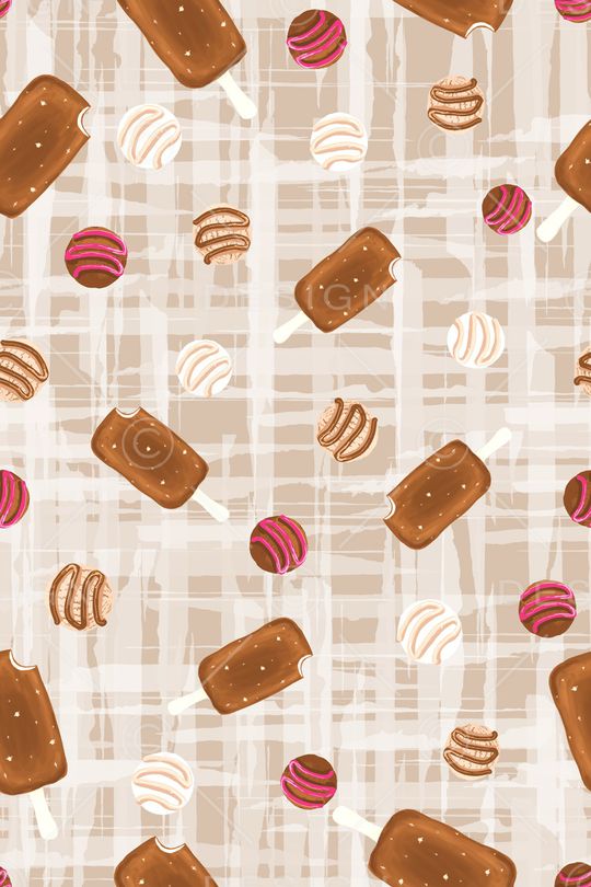 冰淇淋印花华亿平台图片