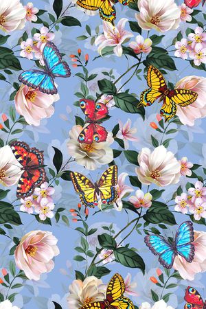 绿植树叶印花华亿平台图片