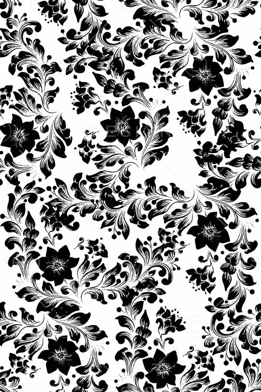 黑白华亿平台印花华亿平台图片