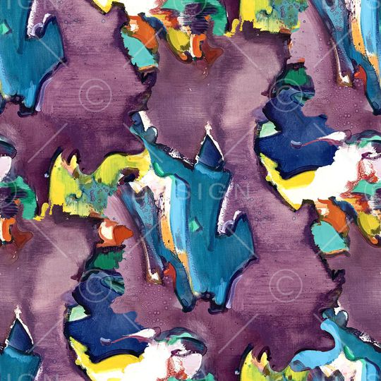 水彩印花华亿平台图片