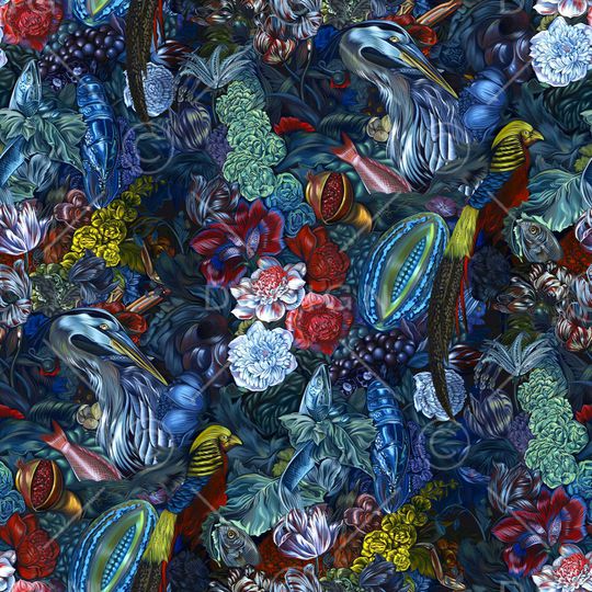 鸟印花华亿平台图片