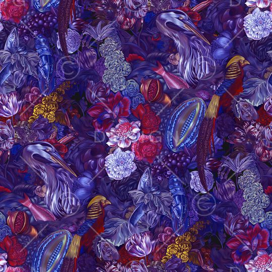 鸟印花华亿平台图片