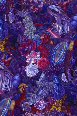 鸟印花华亿平台图片