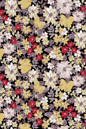 春夏华亿平台印花华亿平台图片