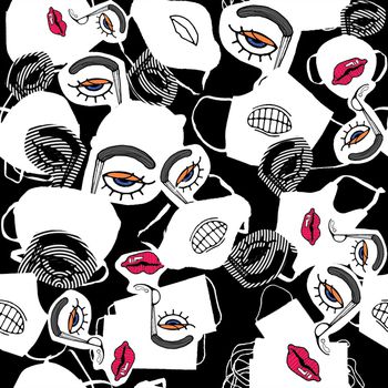 眼睛印花华亿平台图片