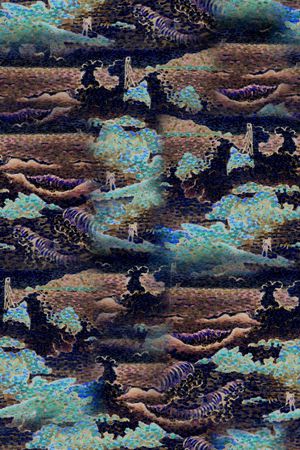 复古印花华亿平台图片