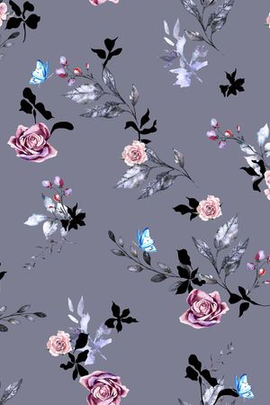 连衣裙印花华亿平台图片