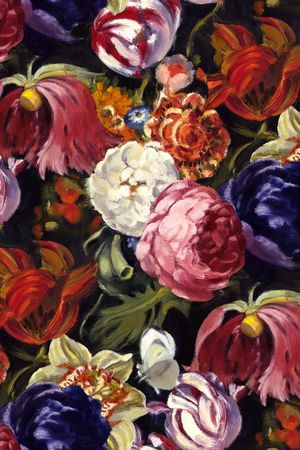 油画华亿平台印花华亿平台图片