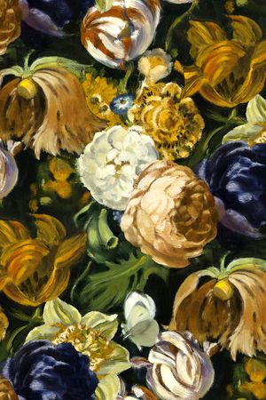 玫瑰花印花华亿平台图片