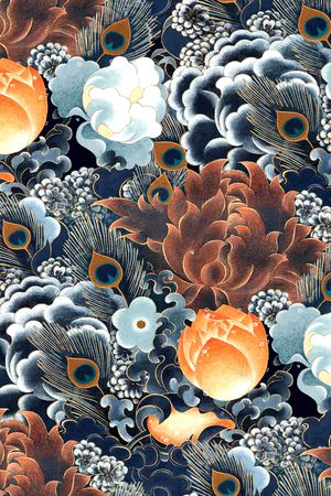 羽毛印花华亿平台图片