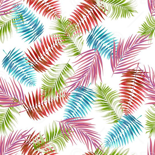 绿植树叶印花华亿平台图片