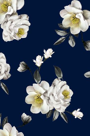 白花印花华亿平台图片