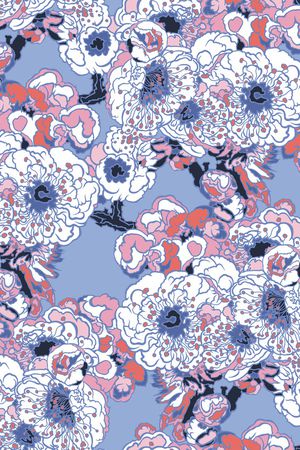 年轻女性印花华亿平台图片