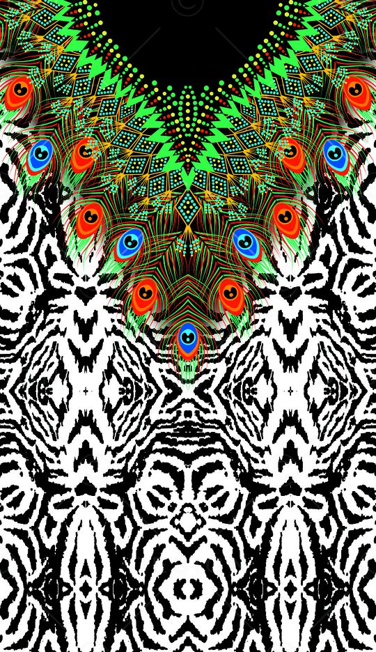 羽毛印花华亿平台图片