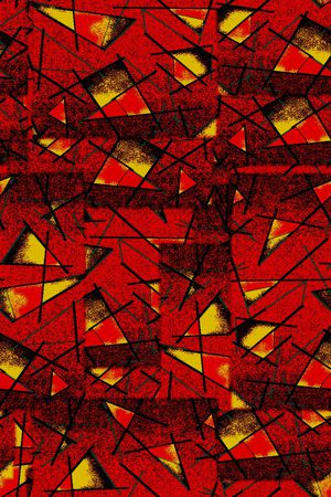 几何印花华亿平台图片