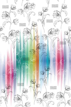 线条印花华亿平台图片