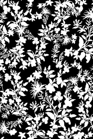 黑白华亿平台印花华亿平台图片