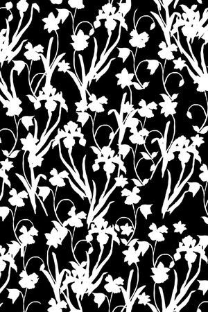 黑白华亿平台印花华亿平台图片