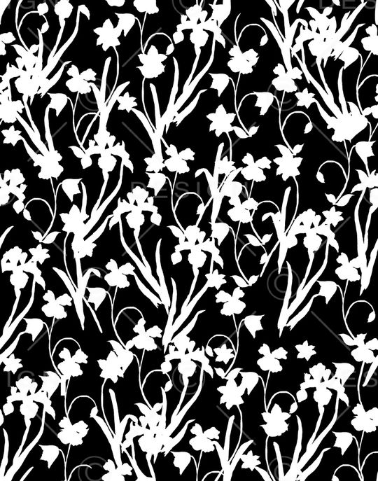 黑白华亿平台印花华亿平台图片