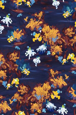 抽象花卉印花华亿平台图片