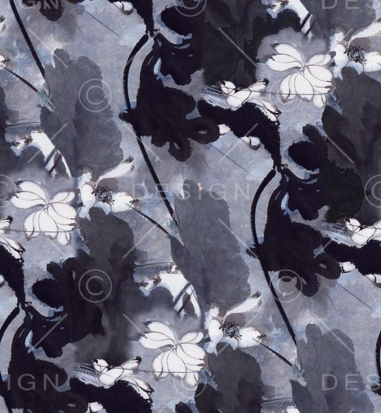 荷花印花华亿平台图片